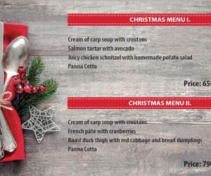 Christmas menu - LÁVKA / Vánoční menu v naší restauraci