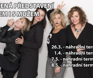 Můžem i s mužem: Z důvodu vládního nařízení se 20.10. nebude hrát - přesun na náhradní termín 16.1.2021